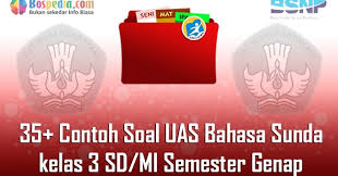 Hal ini bisa dikatakan dengan perubahan era, periode analog menuju digital yang tentunya hal. Lengkap 35 Contoh Soal Uas Bahasa Sunda Kelas 3 Sd Mi Semester Genap Terbaru Bospedia