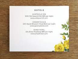 Wedding Card Template Botanical Wedding Info Card Wedding Printables Wedding Cards