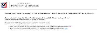 Find out why your internet service goes down and what you can do about it right now. Virginia Voter Registration Is Extended After Site Outage Vox