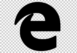This microsoft edge icon is in flat style available to download as png, svg, ai, eps, or base64 file is part of microsoft icons family. Computer Icons Microsoft Edge Web Browser Png Clipart Angle Black Black And White Brand Circle Free
