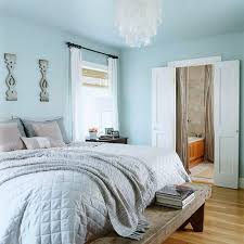 Light Blue Bedroom With Same Color As Ceiling Bedroom Wall Colors Cottage Style Bedrooms Blue Bedroom Paint