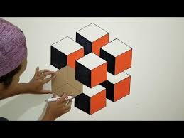  Optical Illusion 3d Wall Painting Cat Dinding 3d Cat Kamar Kreatif Interior Design Youtube 3d Wall Painting Wall Paint Designs 3d Wall Art