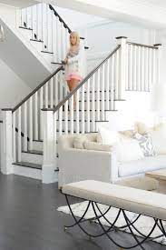 Get The Look Fresh White Home With Pops Of Pink House Stairs White Staircase White Stairs