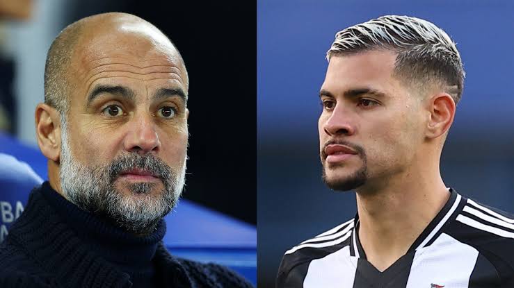 I know that Pep Guardiola likes my football' - Bruno Guimaraes reveals chat  with Man City boss amid transfer rumours as Brazilian midfielder calls  himself a Newcastle 'idol' | Goal.com South Africa
