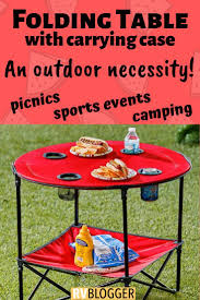 We Love This Portable Camping Table So Much We Have 2 Lightweight And Assembles In Seconds Built In Shel Camping Table Camping Gear Diy Folding Camping Table