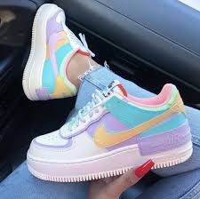 Nike Air Force 1 Shadow Pastel Multi Funny Shoes Fresh Shoes Sneakers Fashion