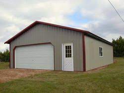 26 X 27 X 8 Garage Menards 6 800 Pole Barn House Plans Pole Barn House Kits Barn House Kits