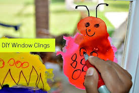 Better yet, you can let your children have free reign to make all kinds of designs that can be hung on your windows. Window Clings Fun Littles