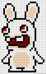 Du pixel art facile à réaliser et à imprimer pour les petits. Epingle Par Steffi Stammler Sur Fuse Bead Patterns Pixel Art Lapin Grille Pixel Art Crochet Pixel