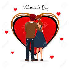 Whether you're planning to celebrate valentine's day or galentine's day, there's something here for you! Valentine S Day Cute Couple Love Day Couple With Heart Vector Royalty Free Cliparts Vectors And Stock Illustration Image 94985605