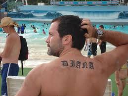 Foto Cristian Sanchez Se Tatuo El Nombre De Diana Tecache Cl
