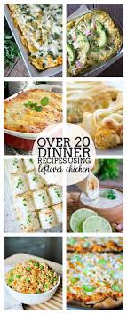 Over 20 Dinner Recipes Using Leftover Chicken The Love Nerds Leftover Chicken Recipes Recipe Using Leftover Chicken Chicken Dinner Recipes