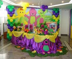 Barney Kids Party Decoration Jpg 427 353 Barney Party Kids Party Decorations Birthday Party Images