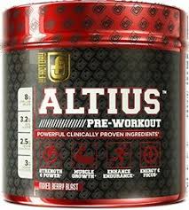altius pre workout supplement energy