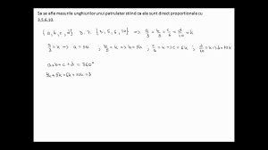 Patrulater Convex Suma Masurilor Unghiurilor Unui Patrulater Convex
