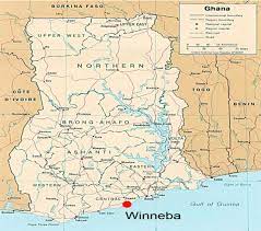 University Of Ghana Map The Map Of Ghana Indicating Where Winneba The Study Area Is Located.... |  Download Scientific Diagram