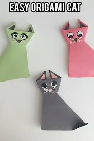 Easy Origami Cat Video Video Easy Origami Animals Origami Easy Origami Cat