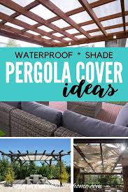 Ideal for outdoor dining and entertaining. Diy Pergola Cover Ideas 7 Ways To Protect Your Patio From Sun And Rain Gardening From House To Home Diy Pergola Covered Pergola Pergola Patio