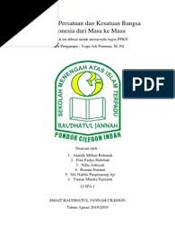 Format dan materi penulisan hukum. Makalah Persatuan Dan Kesatuan Bangsa Indonesia Dari Masa Ke Masa