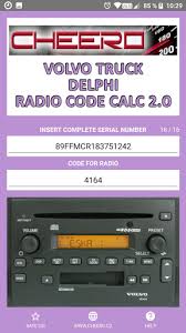 You must simply follow the 3 simple steps on the right. Radio Code Calc For Volvo Truck Delphi Vr100 Vr300 Apk Update Unlocked Apkzz Com
