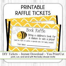 Honey Bee Book Raffle Tickets