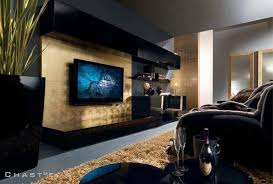 Black And Gold Living Room Designs T V Unit 1 Golden Living Room Dark Living Rooms Black And Gold Living Room