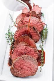 The tenderloin is a lean cut. Roast Beef Tenderloin With Red Wine Sauce Cooking For My Soul