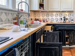 Use masking tape to label each door with a number and its corresponding location as you remove them so you'll remember which one. How To Paint Kitchen Cabinets The Easy Way 2 Days No Packing Kaleidoscope Living