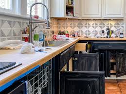 Painting kitchen cabinets can be tiring and you can easily hire a pro to do the job. How To Paint Kitchen Cabinets The Easy Way 2 Days No Packing Kaleidoscope Living