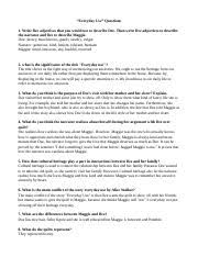 Everyday use questions to be answered for our class discussion 1. Everyday Use Questions And Answers Vincent Sanders 29 January 2014 Dr Green Engl 201 Everyday Use 1 What Is The Basic Conflict In Everyday Use The Course Hero