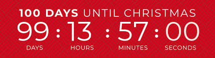 Days of the week left before christmas. Hickory Farms 100 Days Until Christmas Milled