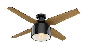 Cranbrook Low Profile Ceiling Fan With Light By Hunter Fan Hun 59260 Ceiling Fan With Light Ceiling Fan Light Kit Fan Light