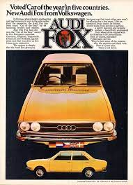 1974 Audi Fox Sedan Aussie Original Magazine Advertisement Audi Fox Australia Sedan