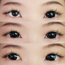 Image result for black sclera contacts
