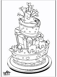 Feier Kuchen Malvorlagen Geburtstag