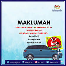 Menteri pengangkutan, datuk seri dr. Bantuan E Hailing Rm500 Pakej Rangsangan Ekonomi Prihatin 2020