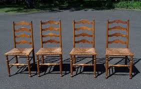 Great Vintage Ladder Back Chairs Antique Ladder Maple Chair Antique Dining Chairs
