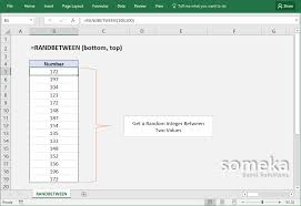 How To Use Excel Randbetween Function Video Examples Excel Excel Formula Being Used