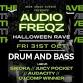Drum Shack: Audio Freqz HALLOWEEN event image