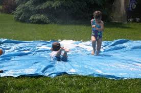 Built this water slide from an old swingset turbo slide. Easy Homemade Water Slide For The Backyard Happy Hooligans