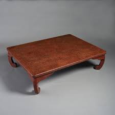 Gently used, vintage, and antique lacquer coffee tables. A 20th Century Wakasa Nuri Red Lacquer Low Or Coffee Table Timothy Langston Fine Art Antiques