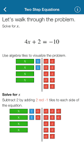 Mathematics App One Variable Equations 7 Ee A 1 Students Will Learn To Solve One Step And Two Step One Va One Step Equations Equations Two Step Equations