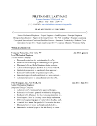 Sample resume for mechanical engineer fresh graduate downloadable for your convenience, we've put together a mock resume to give you an idea of how a resume in this field should look. Lead Mechanical Engineer Resume Example Free Download