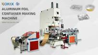 Automatic Aluminium Foil Container Making Machine 60T - 2 Cavities Machine