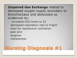 To help your doctor find out what's going on, you may need to Nursing Diagnosis 1 Impaired Gas Exchange Related To Decreased Oxygen Supply Secondary To Bronchiectasis And Atelectasis As Evidenced By Increased Ppt Download
