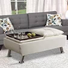 We did not find results for: Benjara Faux Leather White Ottoman With Reversible Tray Tops 23 5 In L X 44 5 In W X 12 5 In H Bm69567 The Home Depot