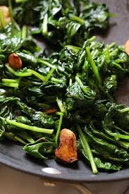 Wilted Baby Spinach With Garlic And Oil Recipe Baby Spinach Recipes Skinny Taste Recipes Spinach Healthy