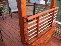 Contractor deck railing 6ft x 36in aluminum residential railing. Horizontal Railing Option Deck Railing Design Railing Design Balcony Railing Design