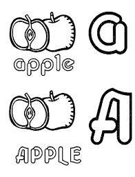 Click any coloring page to see a larger version and download it. Letter A For Apple Coloring Page Kids Play Color