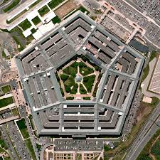 Aerial view of the pentagon. Overview Pentagon City Layout Aerial View